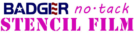 BADGER NO-TACK STENCIL FILM