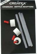Createx Bottles and Bottle Adapters