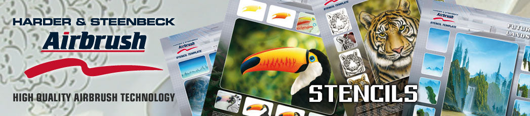 Harder Steenbeck Airbrush Stencils with Step by Step Instructions