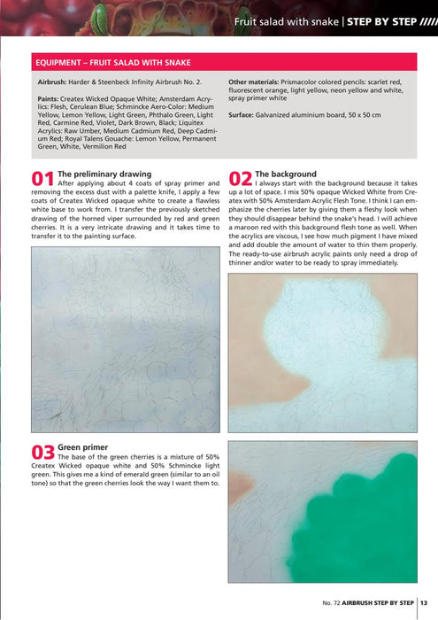AIRBRUSH STEP BY STEP MAGAZINE ISSUE #72
