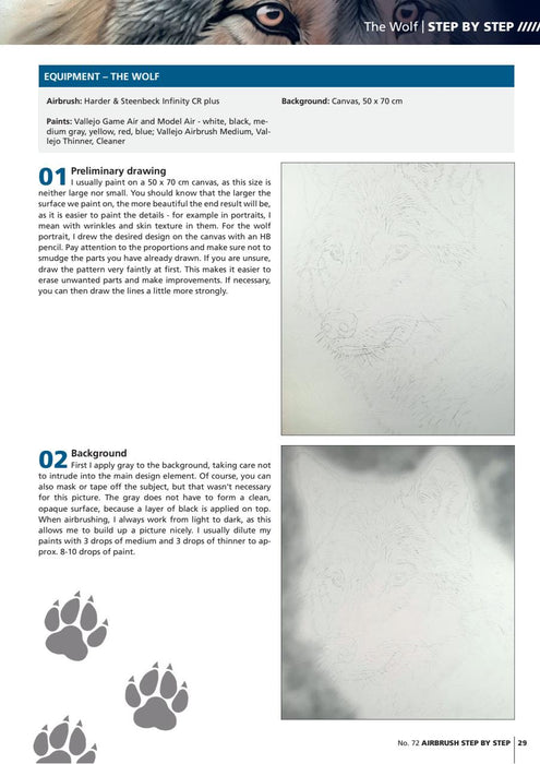 AIRBRUSH STEP BY STEP MAGAZINE ISSUE #72