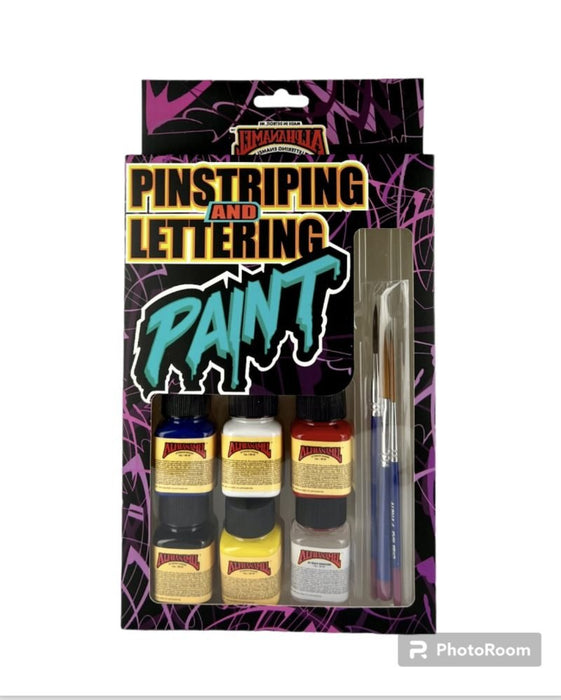 ALPHANAMEL PINSTRIPING AND LETTERING PAINT PACK