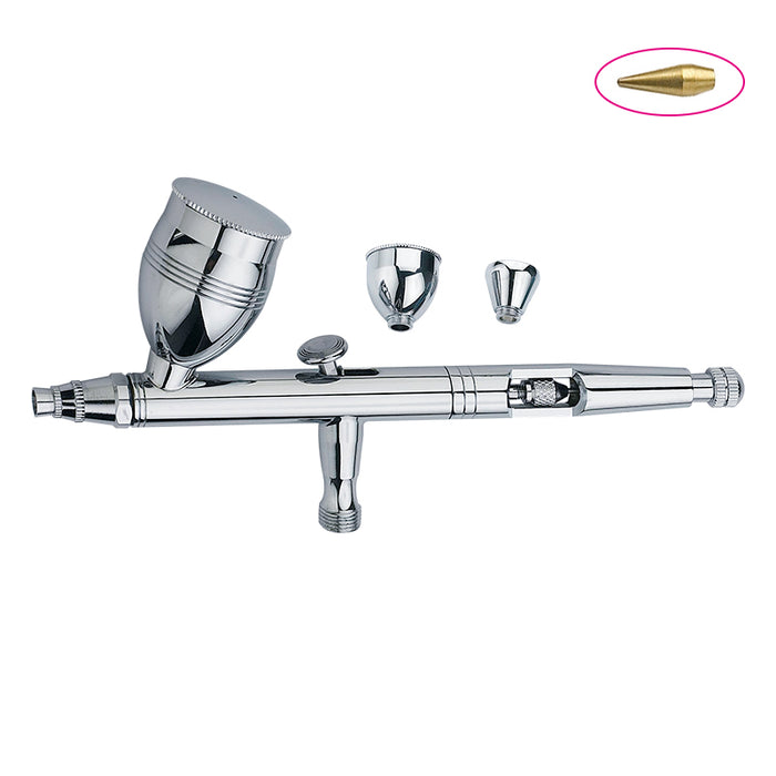 AB-183 Gravity-Feed Economy Airbrush with 0.5 mm Nozzle and Interchangeable Cups