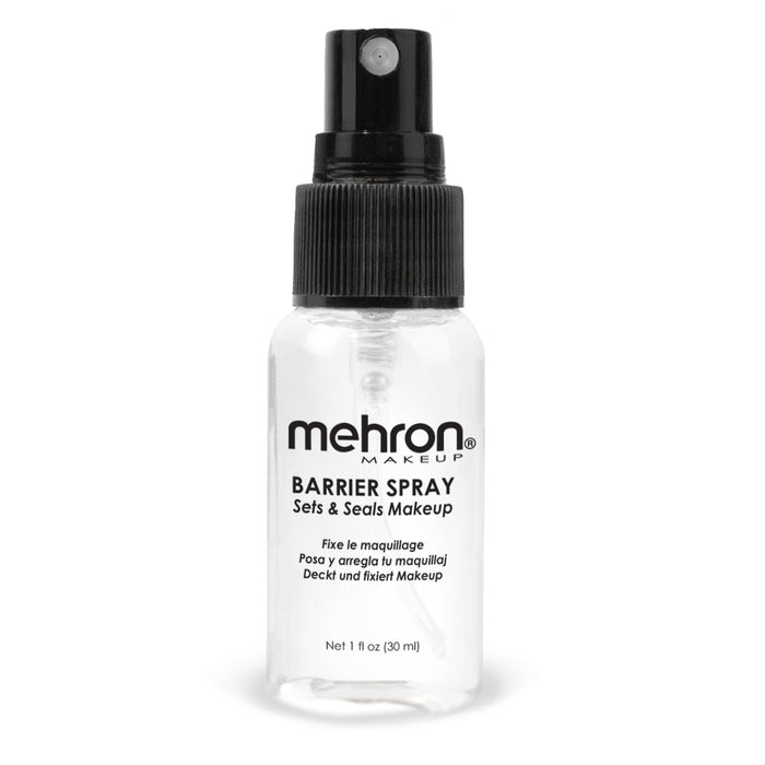 Mehron Barrier Spray - 1oz Pump Spray Bottle