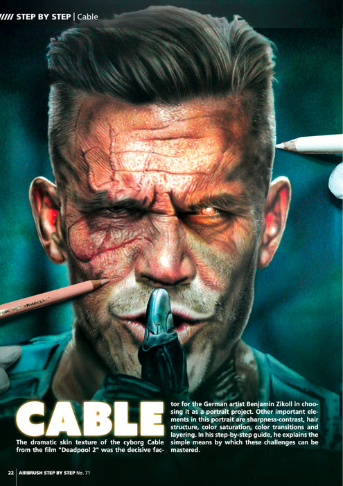 AIRBRUSH STEP BY STEP MAGAZINE ISSUE #71