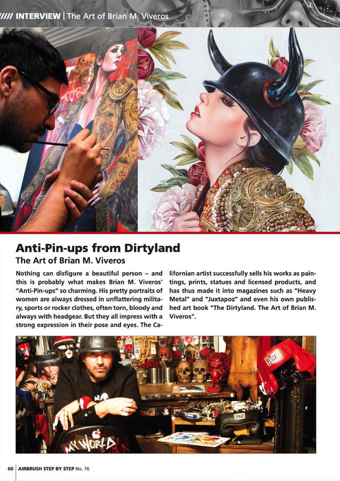 AIRBRUSH STEP BY STEP MAGAZINE ISSUE #76