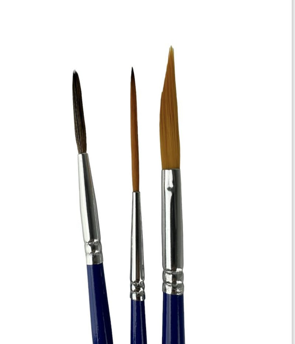 Alpha6 EVIL TRIO PINSTRIPING/LETTERING BRUSH SET