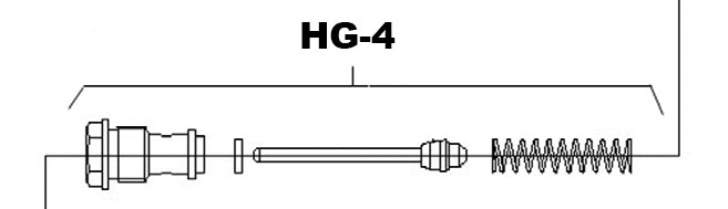 HG-4 Air Valve Assembly for Paasche HG Spray Gun