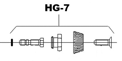 HG-7 Pattern Adjusting Kit for Paasche HG Spray Gun