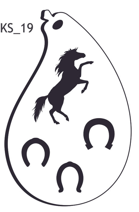 Safari Stencils - KS_19 Horseshoes