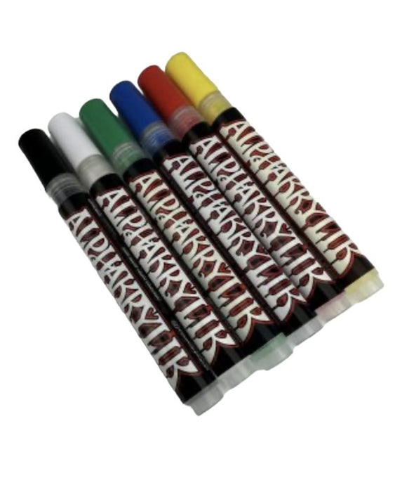 Alphakrylik Paint Markers – 4mm nib Set of 6 colors