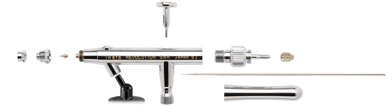 Iwata Revolution SAR Single Action Airbrush Model HP-SAR, R1000