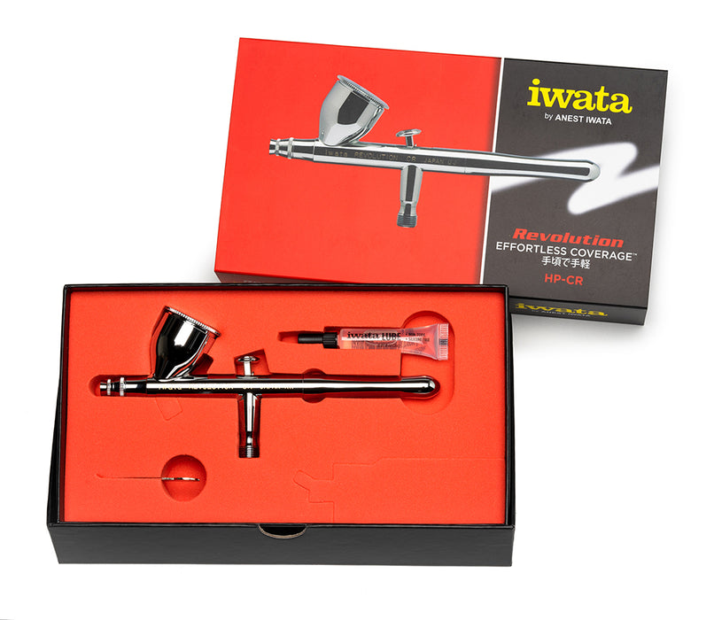 Iwata Revolution CR Gravity Feed Airbrush Model HP-CR, R4500