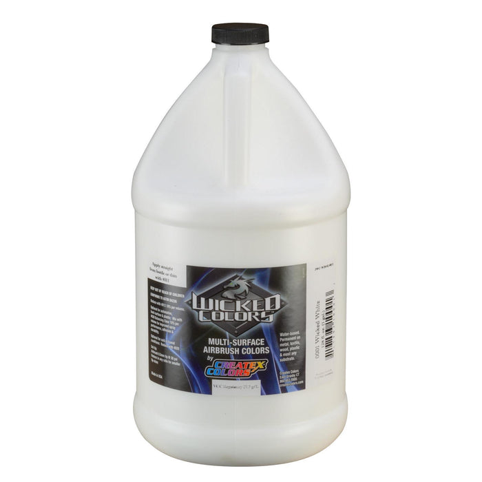 128oz (1 Gallon) Createx Wicked Color W030 - Opaque White