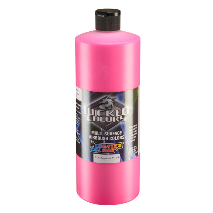32oz Createx Wicked Color W029 - Fluorescent Magenta