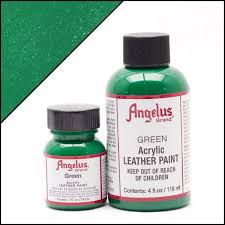ANGELUS ACRYLIC LEATHER PAINT4OZ GREEN