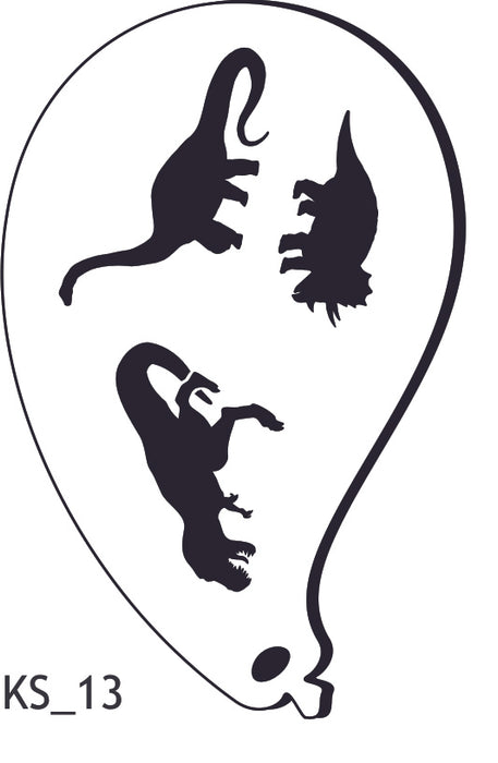 Safari Stencils - KS_13 Dinosaurs