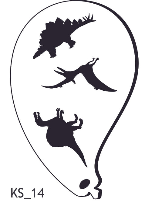 Safari Stencils - KS_14 More Dinosaurs