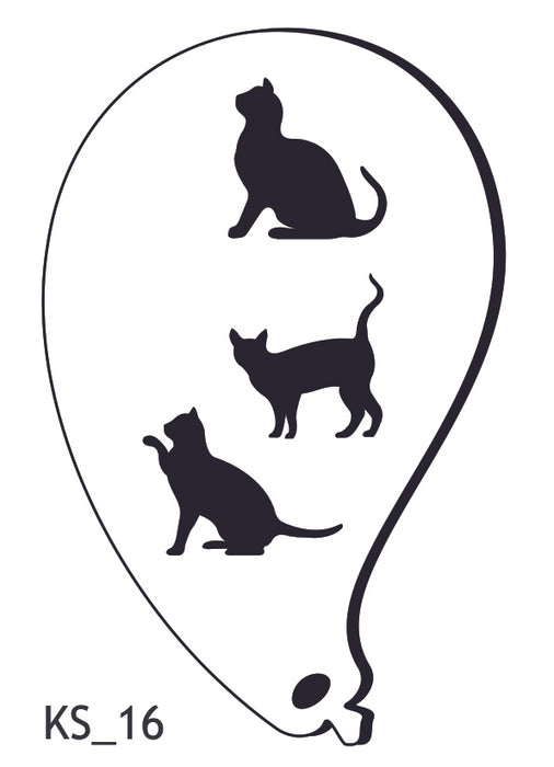 Safari Stencils - KS_16 Cats