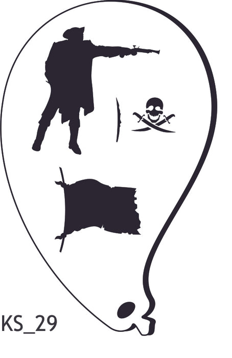 Safari Stencils - KS_29 Pirate