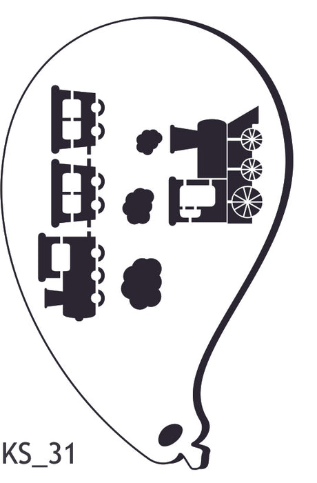 Safari Stencils - KS_31 Choo Choo Train