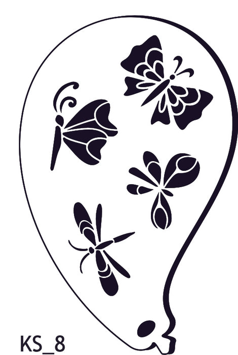 Safari Stencils - KS_8 Butterfly Stencil