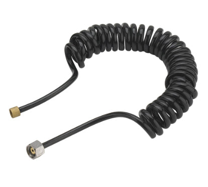 10' Plastic Coiled Airbrush Hose - 1/8" x 1/4" AH-22B