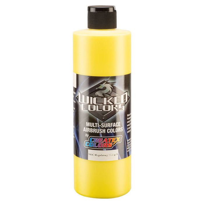 16oz Wicked Airbrush Color - W081 Opaque Bismuth Vandate Yellow