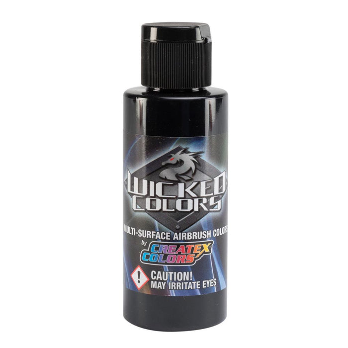 2oz Createx Wicked Color W031 -  Opaque  Jet Black