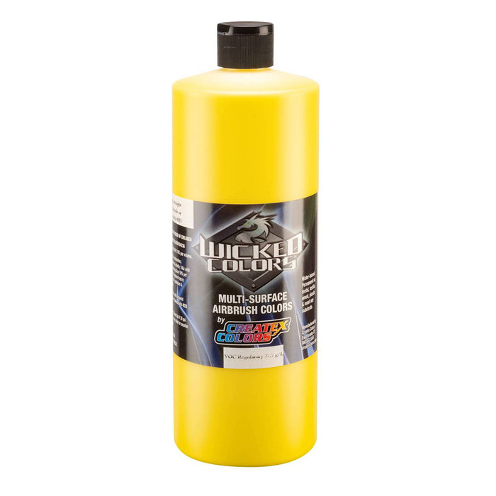 32oz Createx Wicked Color W080 - Opaque Hansa Yellow