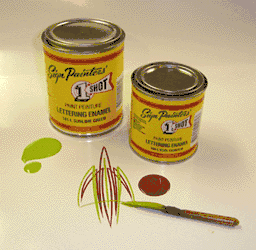 4oz - 1 Shot Lettering Enamel, Ivory 116L