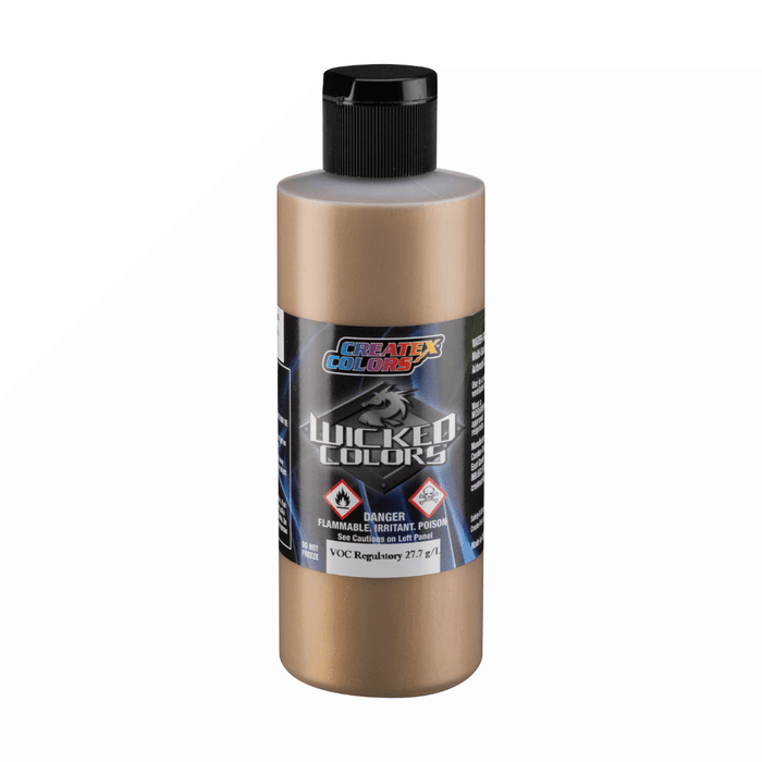 4oz Createx Wicked Color W358 - Wicked Gold Chrome