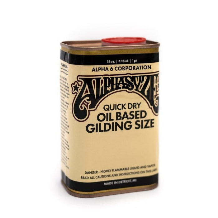 ALPHA 6 QUICK DRY GILDING SIZE 16OZ