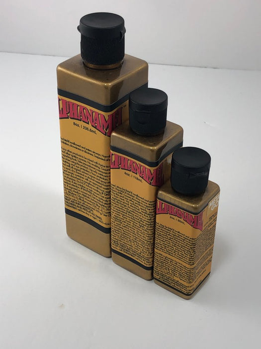 ALPHANAMEL METALLIC GOLD - 8OZ