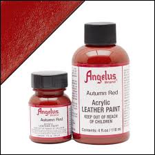 ANGELUS ACRYLIC LEATHER PAINT 1OZ AUTUMN RED