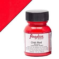 ANGELUS ACRYLIC LEATHER PAINT 1OZ CHILI RED