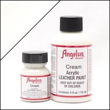 ANGELUS ACRYLIC LEATHER PAINT 1OZ CREAM