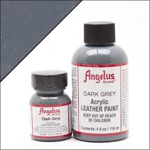 ANGELUS ACRYLIC LEATHER PAINT 1OZ DARK GREY
