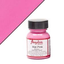 ANGELUS ACRYLIC LEATHER PAINT 1OZ HOT PINK