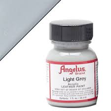 ANGELUS ACRYLIC LEATHER PAINT 1OZ LIGHT GREY