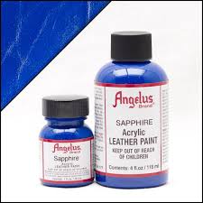 ANGELUS ACRYLIC LEATHER PAINT 1OZ SAPPHIRE