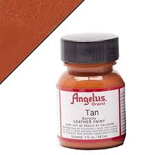 ANGELUS ACRYLIC LEATHER PAINT 1OZ  TAN