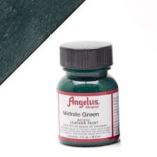 ANGELUS ACRYLIC LEATHER PAINT1OZ MIDNIGHT GREEN