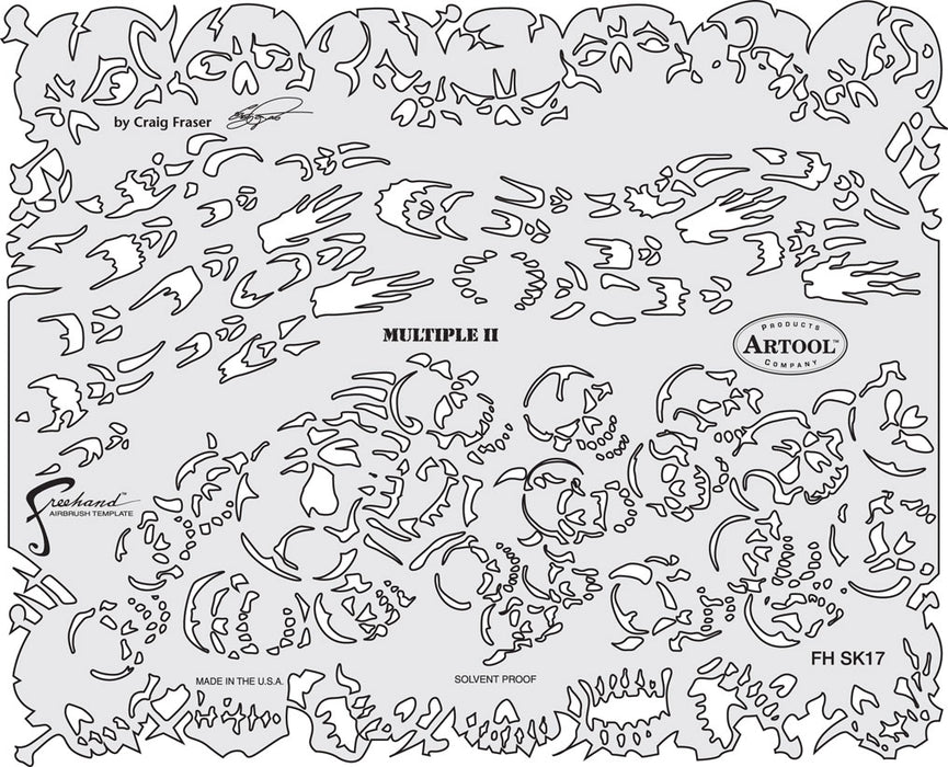 Artool  Stencil - The Multiple II FH SK17 by Craig Fraiser