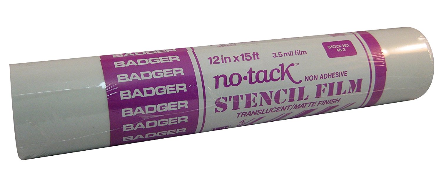 Badger NO-TACK STENCIL FILM 12" x 15' Roll