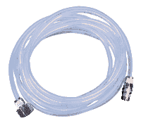 Harder Steenbeck 7.5' Transparent Plastic Air Hose w/ 1/4" fitting- 123883
