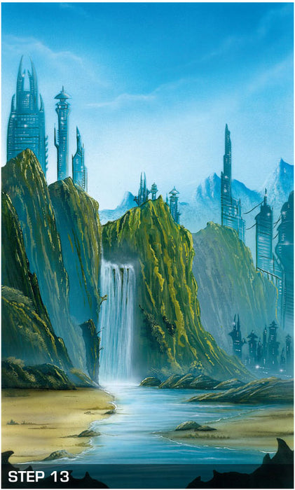 Harder Steenbeck  'Future Cityscape' Stencils with Step by Step Instructions 410141