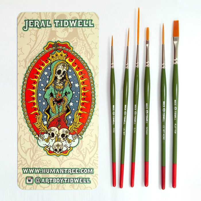 Mack Tidwell Brushes - M/T-6 PC Brush Set of 6