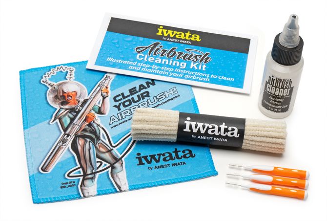 CL150 Iwata Airbrush Cleaning Kit Refill Pack