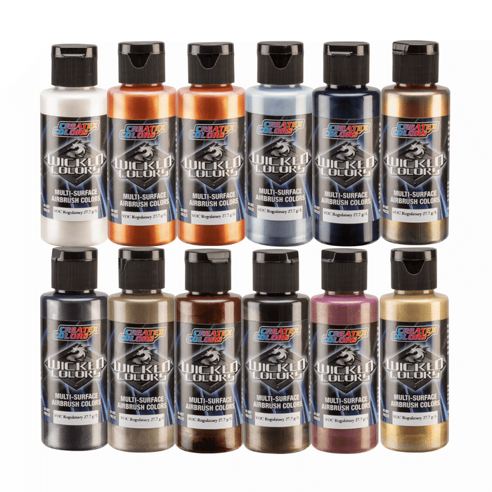 W133-02 Wicked Colors Metallic Galaxy Set  12 x 60ml